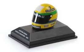 Helmet  - 1991 yellow/green - 1:8 - Minichamps - 540309101 - mc540309101 | The Diecast Company