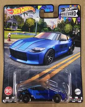 Nissan  - Z *Boulevard series* blue - 1:64 - Hotwheels - HYF05 - hwmvHYF05 | The Diecast Company