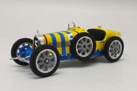 Bugatti  - 35 yellow/blue - 1:43 - Magazine Models - ODeon053 - MagODeon053 | The Diecast Company