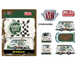 Volkswagen  - Delivery Van 1960 green/white - 1:64 - M2 Machines - 31500-MJS66 - M2-31500MJS66 | The Diecast Company