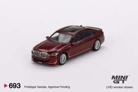 BMW  - Alpina B7 Xdrive 2023 red - 1:64 - Mini GT - 00693-R - MGT00693rhd | The Diecast Company