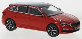 Skoda  - Scala 2019 red - 1:43 - IXO Models - CLC527 - ixCLC527 | The Diecast Company
