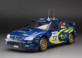Subaru  - Impreza WRC07 #232 2007 blue/yellow - 1:18 - SunStar - 5583 - sun5583 | The Diecast Company