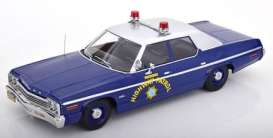 Dodge  - Monaco 1974 blue/silver - 1:18 - KK - Scale - 181155 - kkdc181155 | The Diecast Company