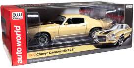 Chevrolet  - Camaro RS/Z28 1972 yellow/black - 1:18 - Auto World - AMM1311 - AMM1311 | The Diecast Company
