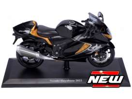 Suzuki  - Hayabusa 2022 black/orange - 1:12 - Maisto - 32724 - mai32724 | The Diecast Company