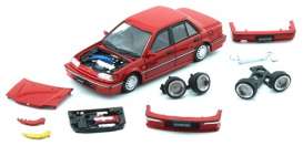 Honda  - Civic red - 1:64 - BM Creations - 64B0401 - BM64B0401LHD | The Diecast Company