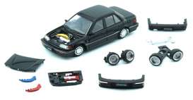 Honda  - Civic black - 1:64 - BM Creations - 64B0404 - BM64B0404RHD | The Diecast Company