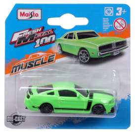 Ford  - Mustang Boss 302 2013 green/black - 1:64 - Maisto - 15044-12056 - mai15044-12056 | The Diecast Company