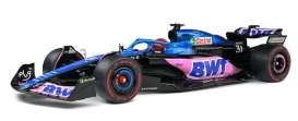 Alpine  - A523 2023 blue/pink - 1:18 - Solido - 1811001 - soli1811001 | The Diecast Company