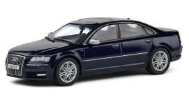 Audi  - S8 2010 blue - 1:43 - Solido - 4313303 - soli4313303 | The Diecast Company