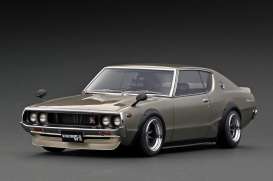 Nissan  - Skyline 2000 GT-R silver - 1:18 - Ignition - IG3454 - IG3454 | The Diecast Company