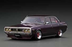 Nissan  - Skyline purple - 1:18 - Ignition - IG3270 - IG3270 | The Diecast Company
