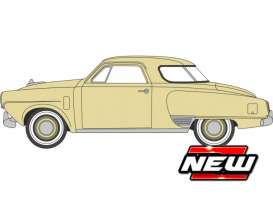 Studebaker  - Champion Starlight Coupe 1950 cream - 1:87 - Oxford Diecast - 87CS50001 - ox87CS50001 | The Diecast Company