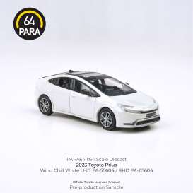 Toyota  - Prius 2023 white - 1:64 - Para64 - 55604 - pa55604lhd | The Diecast Company