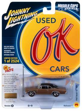 Buick  - GS 400 1967 gold/black - 1:64 - Johnny Lightning - SP337A - JLSP337A | The Diecast Company