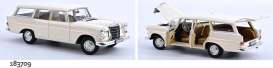 Mercedes Benz  - 200 1966 cream - 1:18 - Norev - 183709 - nor183709 | The Diecast Company