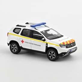 Dacia  - Duster 2020 white/red/yellow - 1:43 - Norev - 509028 - nor509028 | The Diecast Company