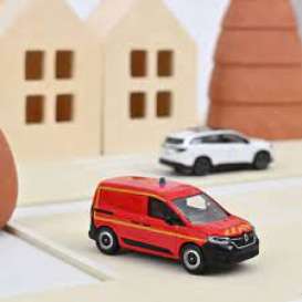 Renault  - Kangoo Van 2023 red/yellow - 1:64 - Norev - 310958 - nor310958 | The Diecast Company