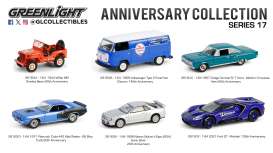 Assortment/ Mix  - Anniversary Collection series  various - 1:64 - GreenLight - 28160 - gl28160 | The Diecast Company