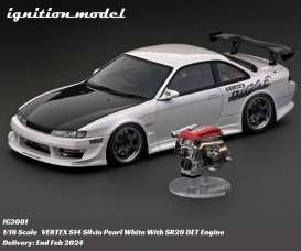 Nissan  - S14  white - 1:18 - Ignition - IG3081 - IG3081 | The Diecast Company