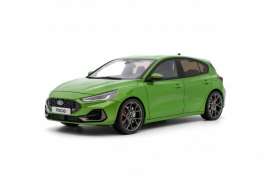 Ford  - Focus 2022 green - 1:18 - OttOmobile Miniatures - OT450 - OT450 | The Diecast Company