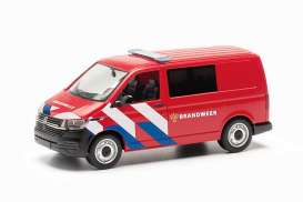 Volkswagen  - T6.1 red/white/blue - 1:87 - Herpa - H097888 - herpa097888 | The Diecast Company