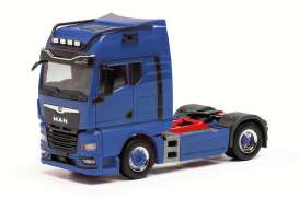 MAN  - TGX GX blue - 1:87 - Herpa - H313711-003 - herpa313711-003 | The Diecast Company