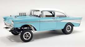 Chevrolet  - Bel Air Gasser 1957 blue/white - 1:18 - Acme Diecast - 1807017 - acme1807017 | The Diecast Company