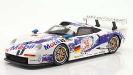 Porsche  - 911 GT1 1996 blue/white/red - 1:18 - Werk83 - W18013009 - W18013009 | The Diecast Company