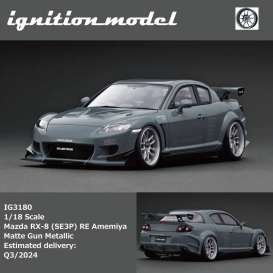 Mazda  - RX-8 matte gun metallic - 1:18 - Ignition - IG3180 - IG3180 | The Diecast Company