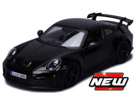 Porsche  - 911 GT3 2021 black - 1:24 - Bburago - 21104Z - bura21104Z | The Diecast Company