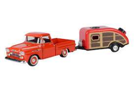 Chevrolet  - Apache 1958 red - 1:24 - Motor Max - 79311-76083 - mmax79311-76083 | The Diecast Company