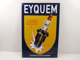 Metal Signs  - Eyquem yellow/blue - Magazine Models - magPB203 - magPB203 | The Diecast Company