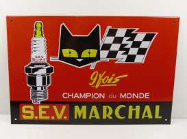 Metal Signs  - Marchal Rouge black/red/white - Magazine Models - magPB216 - magPB216 | The Diecast Company