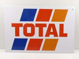 Metal Signs  - Total white/red/blue - Magazine Models - magPB225 - magPB225 | The Diecast Company