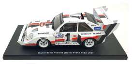Audi  - S1 1987 white/red/black - 1:18 - Werk83 - W1802801 - W1802801 | The Diecast Company