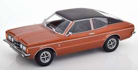 Ford  - Taunus GXL Coupe 1971 brown/black - 1:18 - KK - Scale - KKDC181006 - kkdc181006 | The Diecast Company