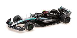 Mercedes Benz  - W15 2024 black/silver/green - 1:43 - Minichamps - 410240144 - mc410240144 | The Diecast Company