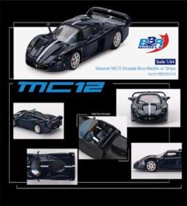 Maserati  - MC12 2008 blue - 1:64 - BBR - BBRDIE6416 - BBRDIE6416 | The Diecast Company