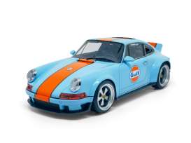 Singer  - DLS blue/orange - 1:18 - Pop Race Limited - PR18-DLS-GULF - PR18-DLS-GULF | The Diecast Company