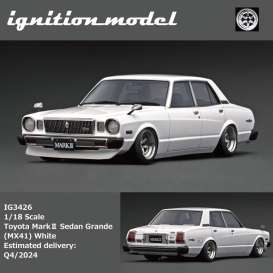 Toyota  - Mark II Sedan Grande white - 1:18 - Ignition - IG3426 - IG3426 | The Diecast Company