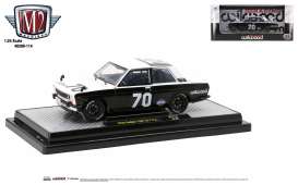 Datsun  - 510 1970 white/black - 1:24 - M2 Machines - 40300-114B - M2-40300-114B | The Diecast Company