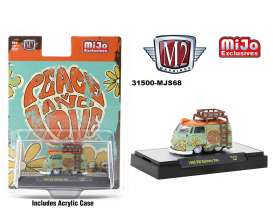 Volkswagen  - Delivery Van 1960 green/orange/brown - 1:64 - M2 Machines - 31500-MJS68 - M2-31500MJS68 | The Diecast Company