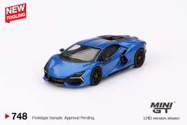 Lamborghini  - Revuelto 2024 blue - 1:64 - Mini GT - 00748-R - MGT00748rhd | The Diecast Company