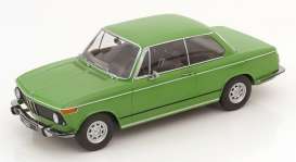 BMW  - 1502 1974 green - 1:18 - KK - Scale - 181145 - kkdc181145 | The Diecast Company