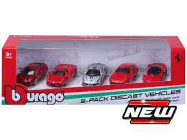 Ferrari  -  red/silver - 1:64 - Bburago - 56125 - bura56125 | The Diecast Company