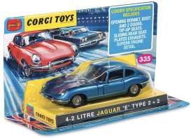 Jaguar  - E-Type 4.3 Litre blue - 1:46 - Corgi - RT33501 - corgiRT33501 | The Diecast Company