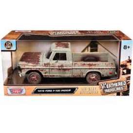 Ford  - F-100 1972 cream - 1:24 - Motor Max - 79074 - mmax79074 | The Diecast Company