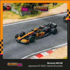 McLaren  - MCL36 orange/blue/black - 1:64 - Tarmac - T64G-F041-DR2 - TC-T64G-F041DR2 | The Diecast Company